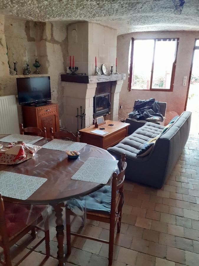 Gite Troglodyte Les Iris Villiers-sur-Loir エクステリア 写真